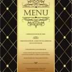 Flyer Vorlage Openoffice Elegant Golden Retro Template 01 Vector Free Vector 4vector