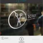 Flyer Vorlagen Friseur Luxus Scissors Barber Shop Logo Template Pinterest