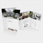 Flyer Vorlagen Für Immobilienmakler Inspiration Faltblatt Din A4 Im Hochformat Mit 4 Seiten Einbruchfalz