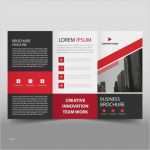 Flyer Vorlagen Illustrator Erstaunlich Red Business Trifold Prospekt Broschüre Flyer Vorlage