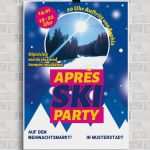 Flyer Vorlagen Party Cool Flyer Vorlagen Für Après Ski Party Und Hüttengaudi