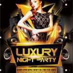 Flyer Vorlagen Party Inspiration Free Luxury Night Party Flyer Psd Template by Styleflyer