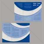 Flyer Wohnungssuche Vorlage Bewundernswert Tri Fach Flyer Broschüre Vorlage Mit Blauen Wellen