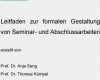 Fom Seminararbeit Vorlage Schönste Leitfaden Zur formalen Gestaltung Von Seminar Und