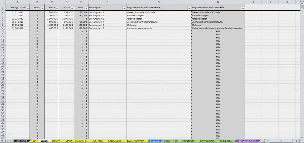 Formlose Gewinnermittlung Kleinunternehmer Vorlage Kostenlos Elegant Excel Vorlage Einnahmenüberschussrechnung EÜr 2014