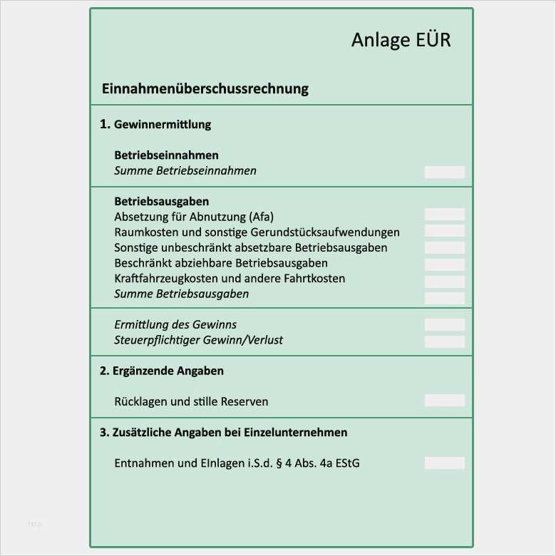 Formlose Gewinnermittlung Kleinunternehmer Vorlage Kostenlos Genial Grafik Zur Einnahmenberschussrechnung Er Gliederung Der
