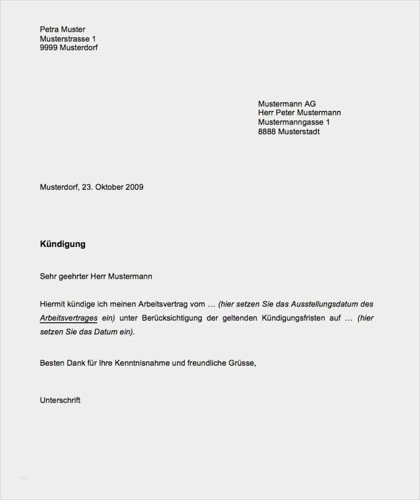 Formlose Kündigung Fahrschule Vorlage Schön Vorlage Mietvertrag Kündigen Mietvertrag K Ndigen Vorlage