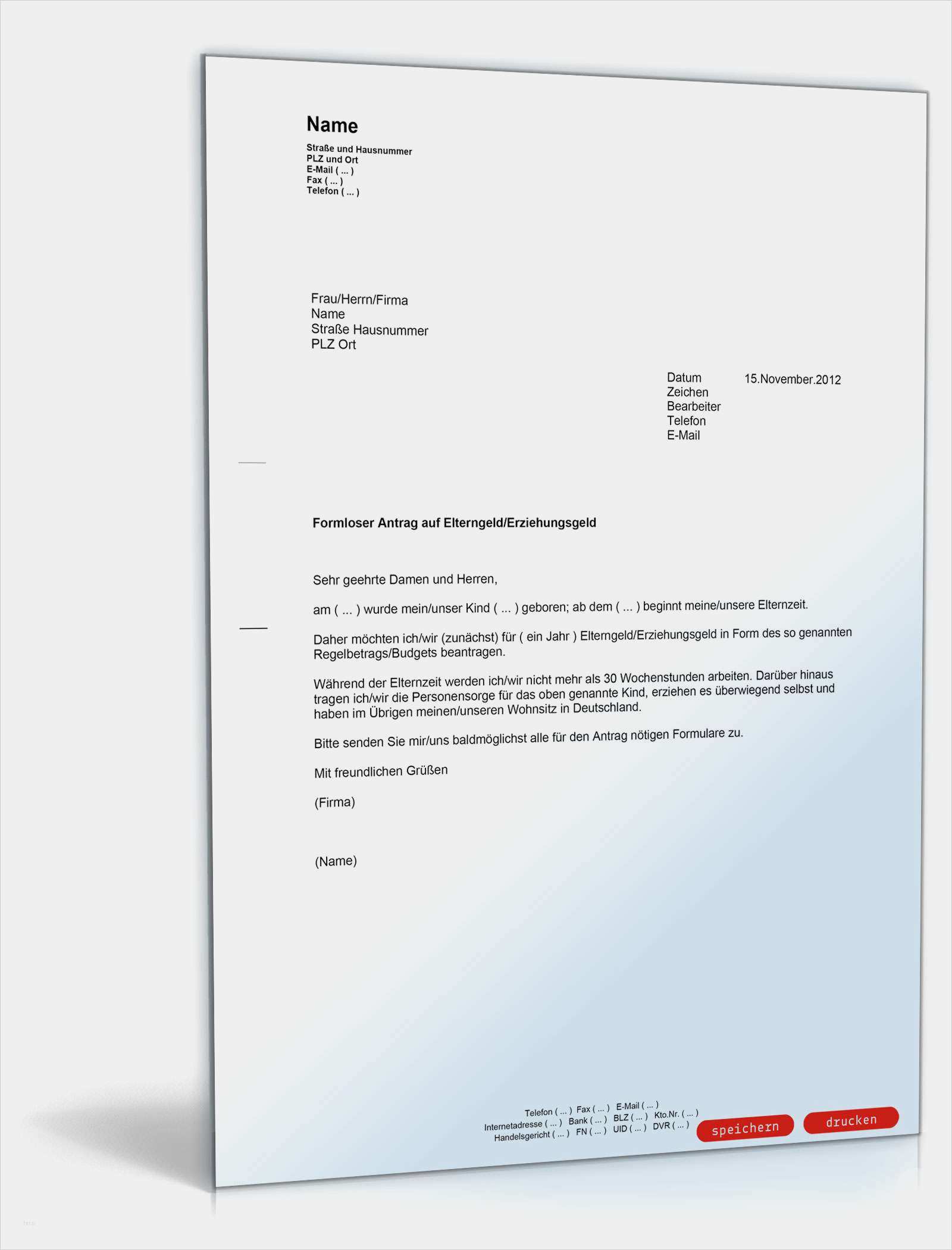 Antrag Auf Weiterbildung Muster - Ausgezeichnet 7 formloser Antrag