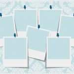 Fotocollage Vorlage Download Luxus Blue Damask Collage Template Vector Art & Graphics