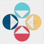 Fotografie Konzept Vorlage Erstaunlich Vortrag Konzept Pfeil Stockfoto