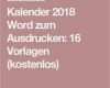 Fotokalender 2018 Vorlage Wunderbar Die Besten 25 Kalender Mit Feiertagen Ideen Auf Pinterest