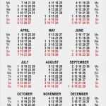 Fotokalender 2019 Vorlage Schönste Kalender 2019 Raster Sjabloon — Stockvector © orensila