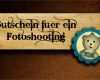 Fotoshooting Gutschein Vorlage Schönste Gutschein Fotoshooting Foto & Bild