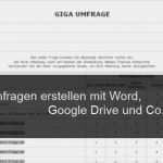 Fragebogen Vorlage Kostenlos Neu Fragebogen Erstellen Mit Word Oder Line – Kostenlos Und