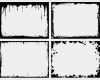 Frames HTML Vorlagen Bewundernswert Conjunto De 4 Marcos Grunge — Vector De Stock © Katerinamk