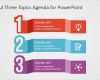 Freie Powerpoint Vorlagen Erstaunlich Free Colorful Three topics Agenda for Powerpoint