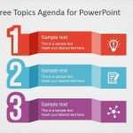 Freie Powerpoint Vorlagen Erstaunlich Free Colorful Three topics Agenda for Powerpoint