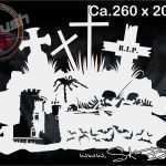 Friedhof Tattoo Vorlage Süß Friedhof R I P Airbrush Schablone Grave Stencil