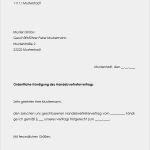 Fristgerechte Kündigung Vorlage Hübsch Verträge Und Muster Für Handelsvertreter sofort Zum Download