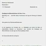 Fristlose Kündigung Mietvertrag Vorlage Süß Fristlose Kündigung Mietvertrag