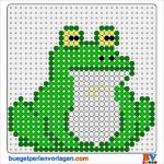 Frosch Vorlage Ausschneiden Angenehm Frosch Bügelperlen Vorlage Bügelperlenbilder