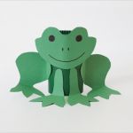 Frosch Vorlage Ausschneiden Cool Frosch Basteln Mit Bastelvorlage Kribbelbunt