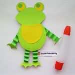 Frosch Vorlage Ausschneiden Einzigartig Frosch Aus Papier Mit Kindern Basteln