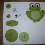 Frosch Vorlage Ausschneiden Erstaunlich Juttas Bastelecke Das Kartenpara S Punch Art Frosch