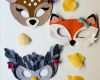 Fuchs Maske Vorlage Neu Tiermasken Basteln Faschingsmasken Aus Papier Und Filz