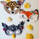 Fuchs Maske Vorlage Neu Tiermasken Basteln Faschingsmasken Aus Papier Und Filz