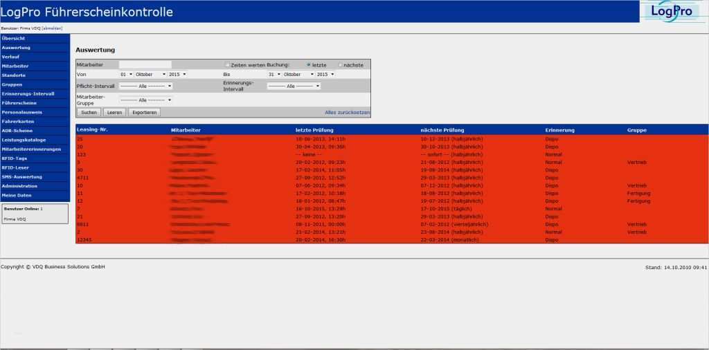 Führerscheinkontrolle Arbeitgeber Vorlage Erstaunlich "elektronische Führerscheinkontrolle Logpro