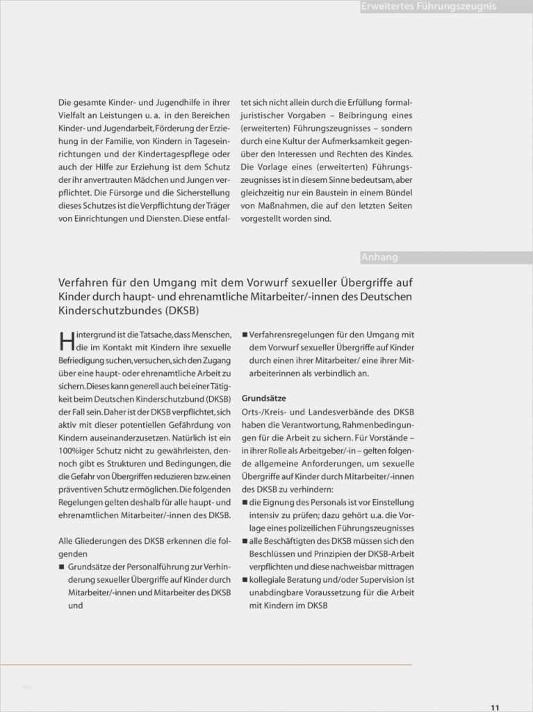 Führungszeugnis Vorlage Arbeitgeber Erstaunlich Erweitertes Führungszeugnis In Der Offenen Kinder Und