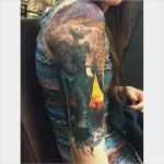 Full Sleeve Tattoo Vorlagen Erstaunlich Tattoovorlage Elefant Sleeve
