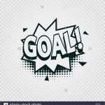 Fußball Logo Vorlage Beste Ziel Symbol Ics Cloud Mit Halftone Schatten Ziel Shout