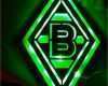 Fußball Logo Vorlage Elegant Logo Raute Borussia Mönchengladbach Mit Grünen Led Licht