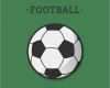 Fußball Logo Vorlage Schönste Fußball Vektor Vorlage Flach