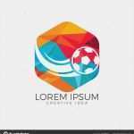 Fußball Logo Vorlage Wunderbar Fußball Sport Logo Vektor Design Vorlage — Stockvektor