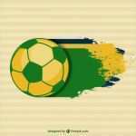 Fußball Plakat Vorlage Kostenlos Wunderbar Vektor Brasilianischen Fußball Vorlage