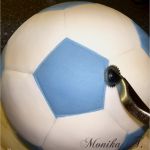 Fussball Fondant Vorlage Schönste Fußball – Ball Anleitung – Monika Triebenbacher – Süßes