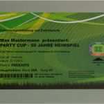 Fussball Ticket Gutschein Vorlage Bewundernswert Einladungskarten Fussball Eintrittskarte