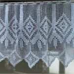 Gardinen Häkeln Vorlagen Best Of Gardine Mit Geometrischem Muster Gardine