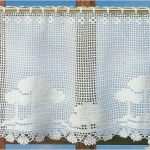 Gardinen Häkeln Vorlagen Einzigartig Crochet Lace Curtain Valance forest