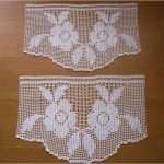 Gardinen Häkeln Vorlagen Hübsch Häkelgardine Blumen Gardinen Und Bordüren