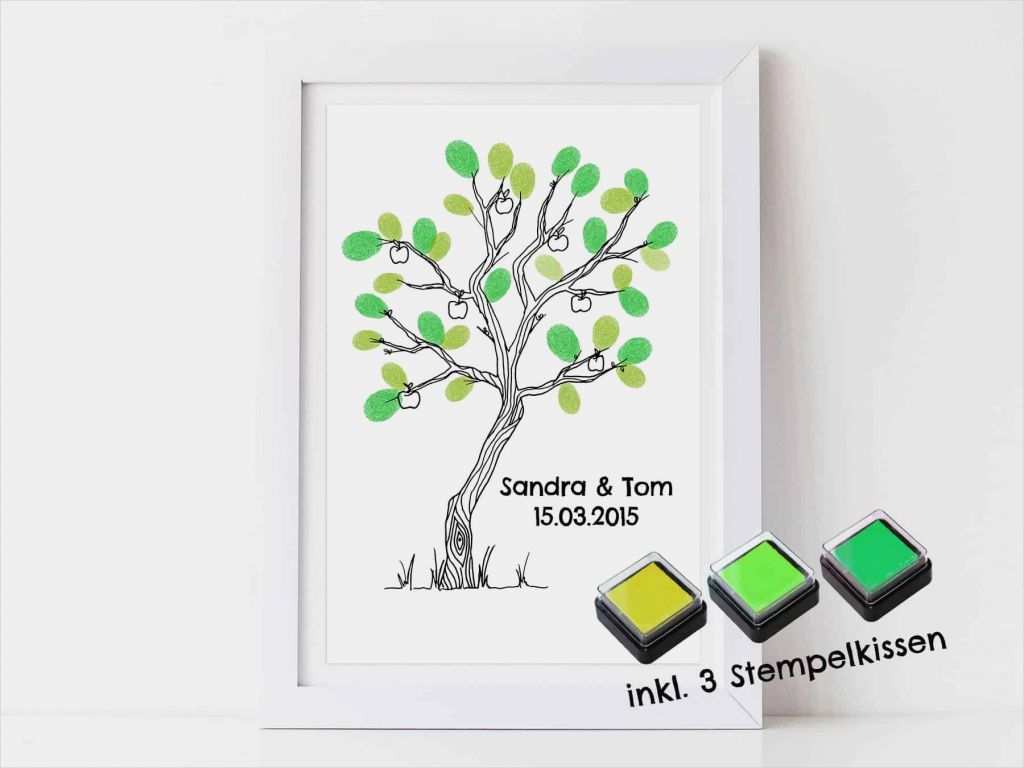 Gästebaum Hochzeit Vorlage Einzigartig Fingerabdruck Gästebuch Baum Für Deine Hochzeit