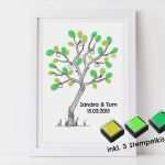 Gästebaum Hochzeit Vorlage Einzigartig Fingerabdruck Gästebuch Baum Für Deine Hochzeit