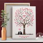 Gästebaum Hochzeit Vorlage Einzigartig Gästebaum Leinwand Hochzeitserinnerung Feenstaub