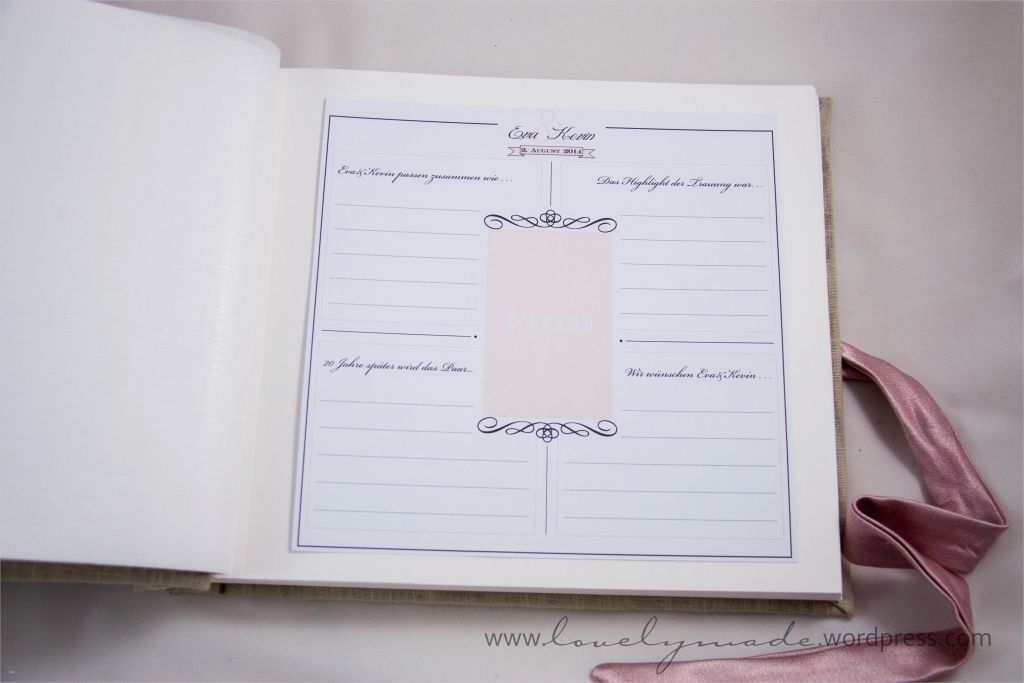 Gästebuch Hochzeit Fragen Vorlage Gut Mal Was anderes Gästebuch Für Eine Vintage Hochzeit