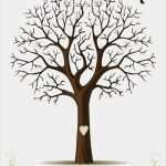 Gästebuch Hochzeit Vorlage Cool Fingerabdruck Baum Vorlage Braun Stamm Vögel Herz