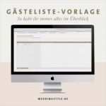 Gästeliste Hochzeit Vorlage Erstaunlich Die Gästeliste Zur Hochzeit Tipps Und Vorlage Zum Download