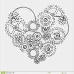 Gear Watch Designer Vorlagen Neu Line Art